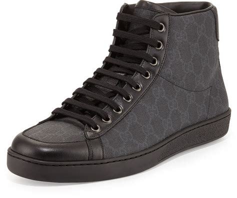 gucci brooklyn gg supreme high-top sneaker black|Brooklyn GG Supreme High Top .